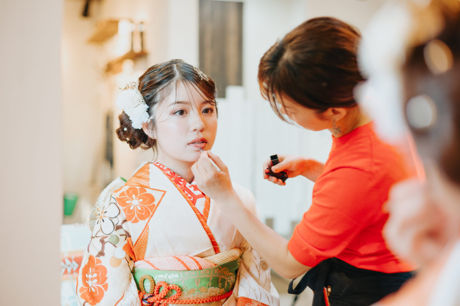 成人式　
成人式の写真撮影
写真撮影
美容室で成人式の写真撮影
売れっ子ヘアメイク
ヘアメイク